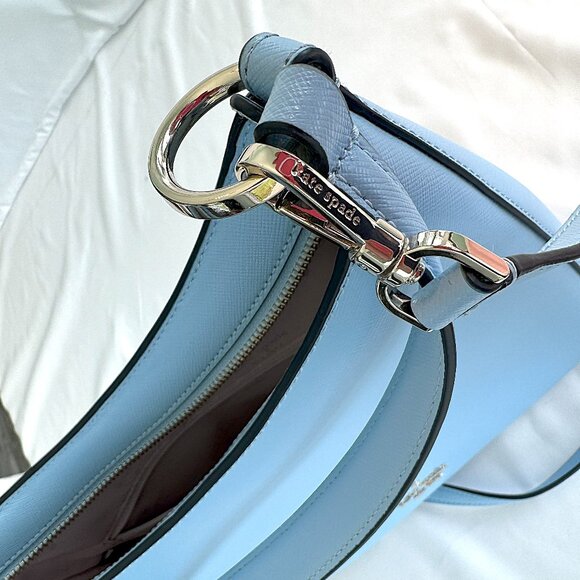 Kate Spade Perry Leather Shoulder Bag Celeste Blue New K8695 USD $379 - Picture 10 of 16